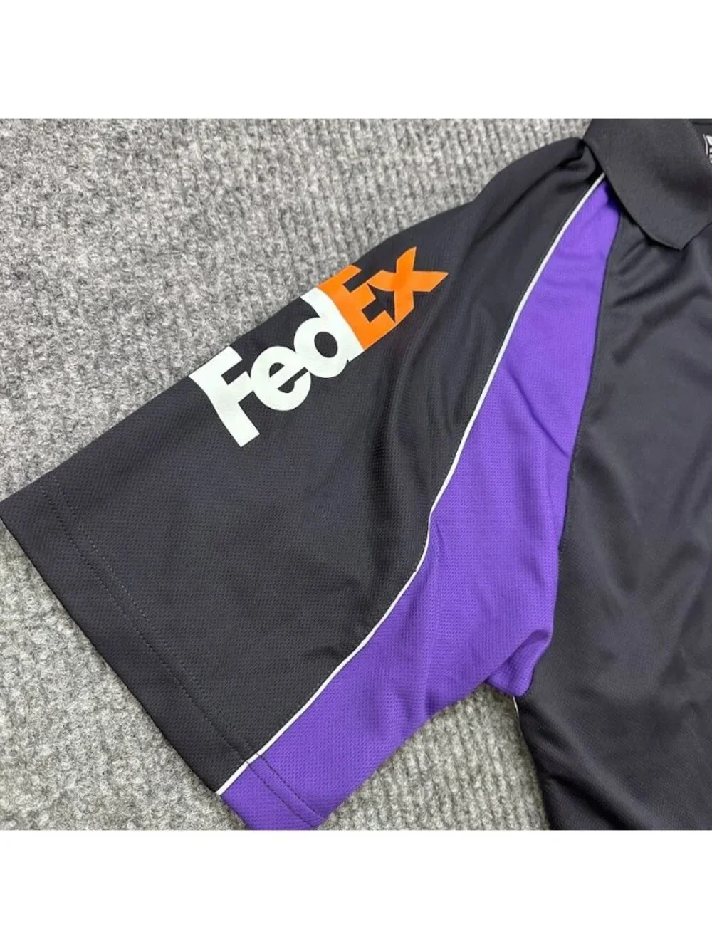 FedEx Ground Official By Stan Herman Short Sleeve Uniform Polo Shirt Mens Medium